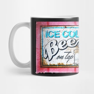 Ice Cold Beer - On Tap - Sign Mug